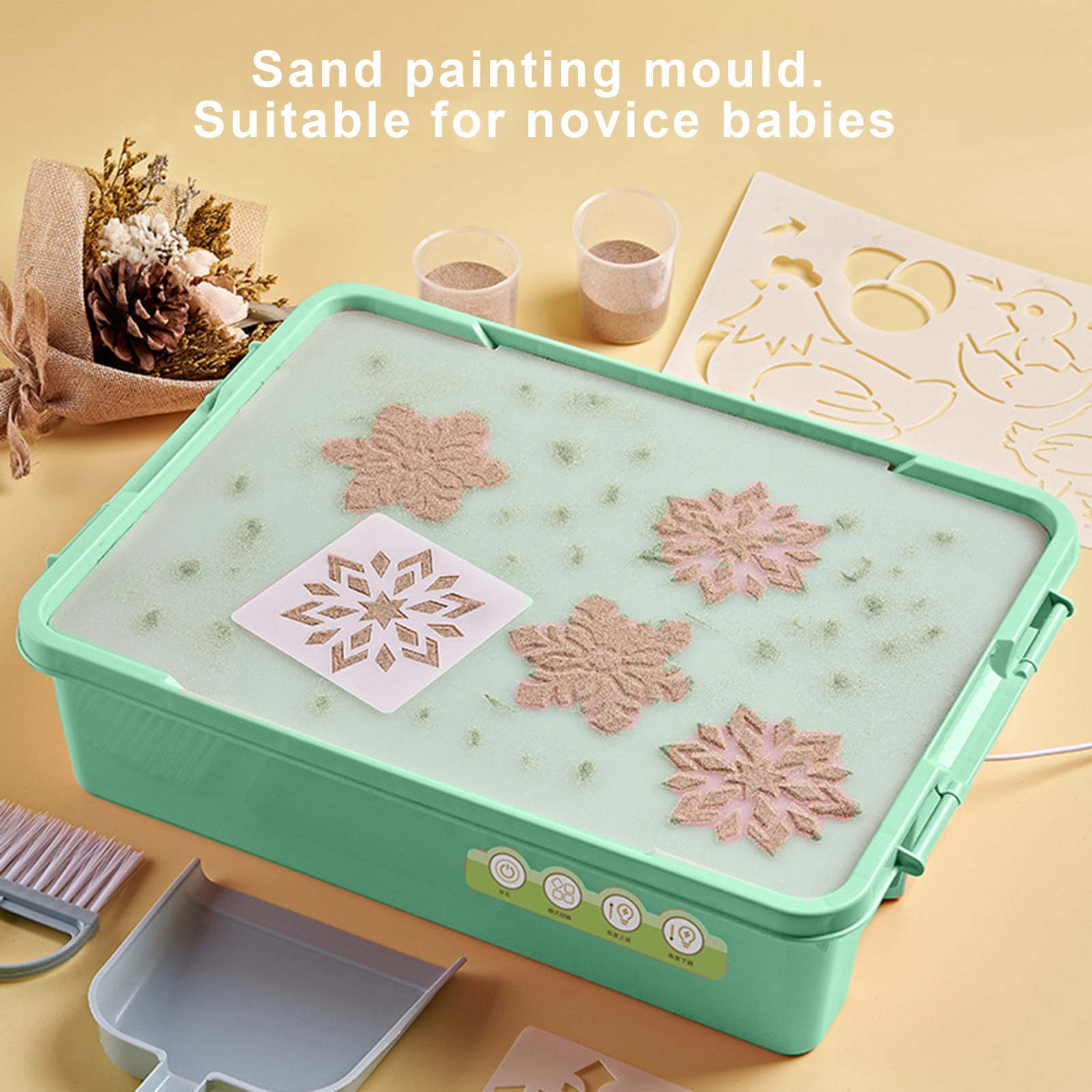 Light Table -Sand Painting Light Box Sand Art Light Table Toys And