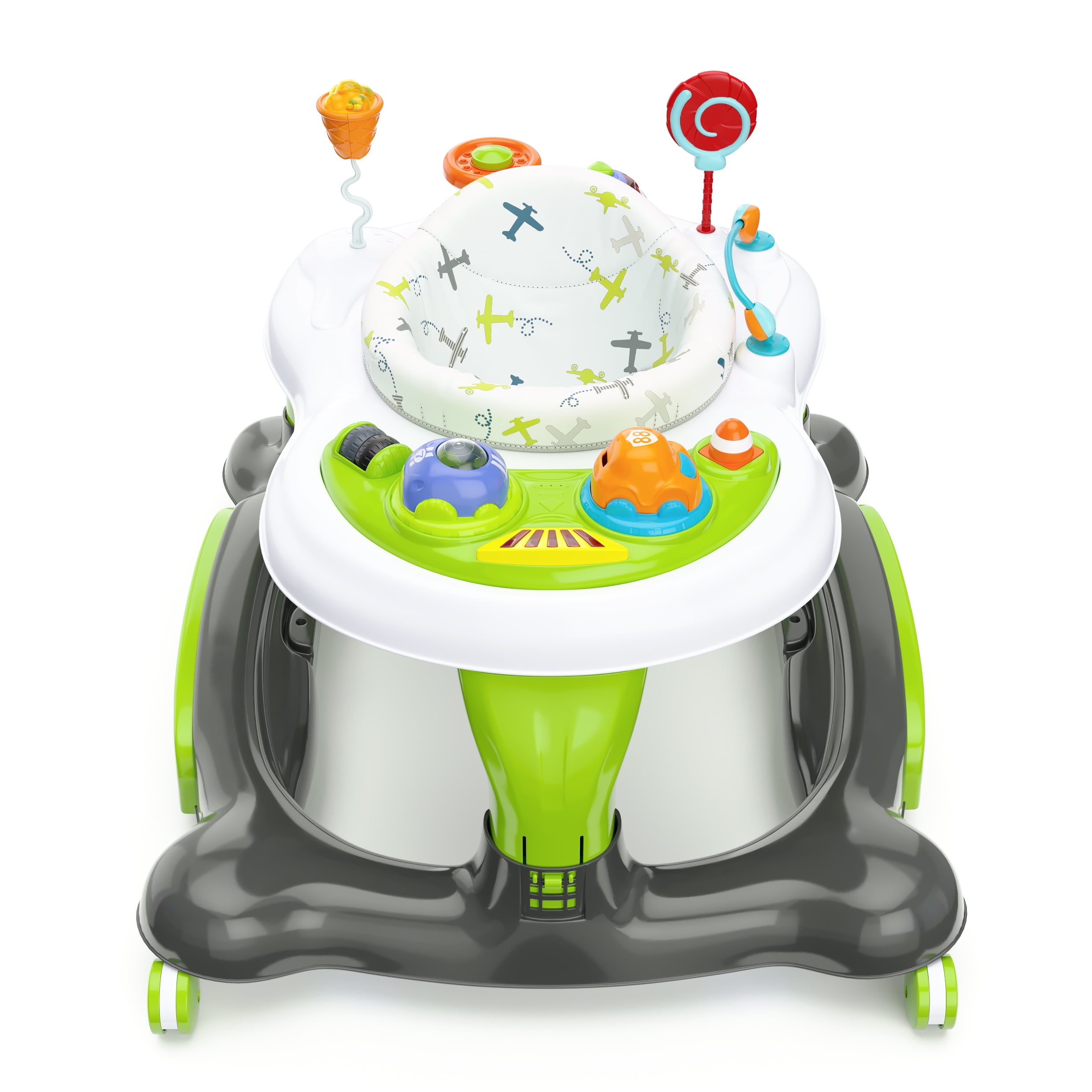 Storkcraft Activity Walker with Jumping Board and Feeding Tray Unisex Green
