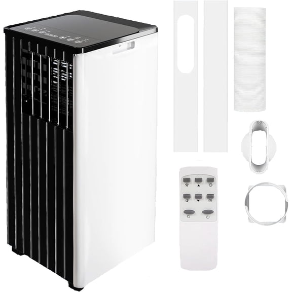 Acekid 8,000 BTU Portable AC - 3-in-1 - Quiet - 350 Sq.Ft - Remote - 24H Timer