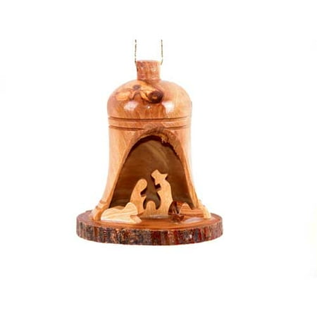 - Olivewood Nativity Bell