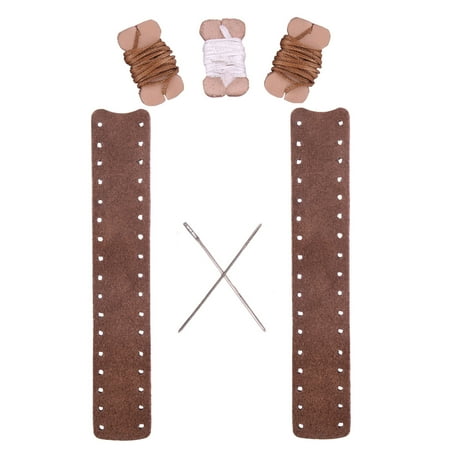 6 Inch Soft Suede Leather Lever Wrap Cover for Lever-Action Rifles and Shotguns BLACK BROWN