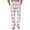 Pink, variant on Fgvctg Mens Valentine's Day Pajamas Plus Size Wide Leg Sleepwear Pajamas Pant Comfy Love Heart Print High Waisted Pjs Spring Fall Drawstring Lounge Pants with Pockets White XL