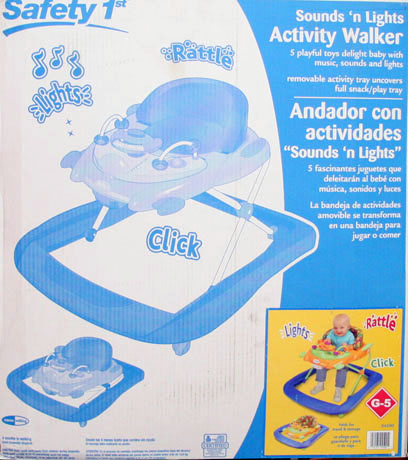 safety 1st sounds n lights walker