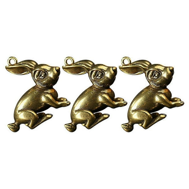Bunny Hanging Decor Keychain For DIY Accessory Use In Retro Style Perfect For Friends And Family Members 3Pcs