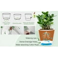 thumbnail image 3 of Fabulas Self Watering Planters, 5/5.5/6/6.5/7 Inch Self Watering Plant Pots for Indoor and Outdoor Plants, 5 Pack, 3 of 7