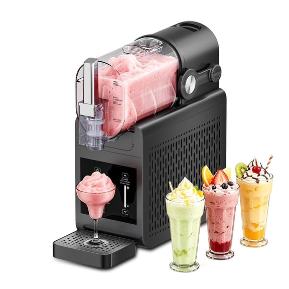 YXSC Slushie Maker Machine , 70 oz Frozen Beverage Maker with Rapidchill Compressor , No Ice Required Auto Slushy Machine with 6 Presets , UL Certified Safe Plug