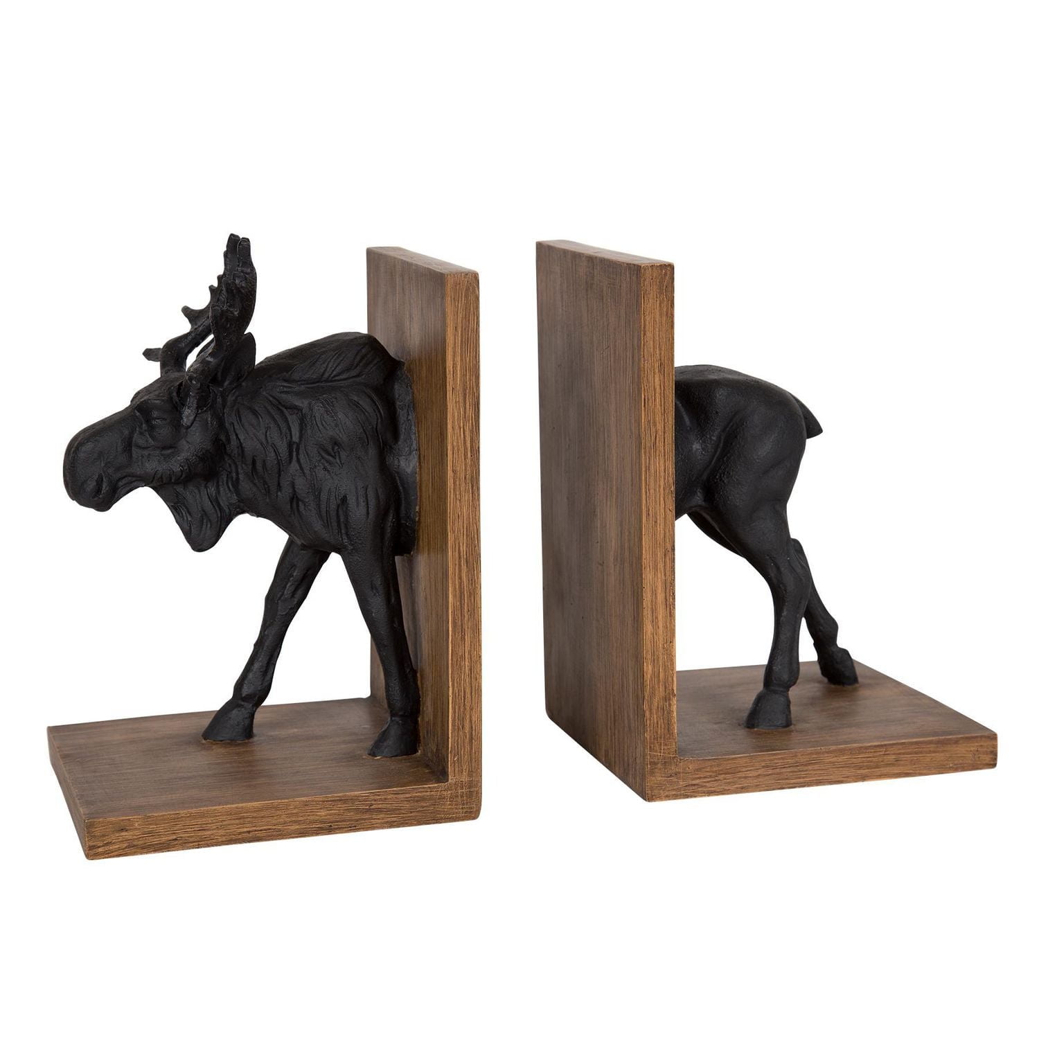 Canadiana Two-piece Multi Tone Resin Bookends