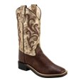 thumbnail image 2 of Old West Children All Over Leatherette Material Broad Square Toe Boots, 2 of 2