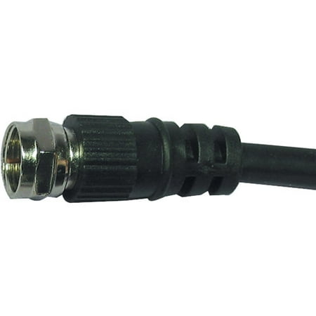Axis F-To-F RG-59 Screw-On Cable, 25', Black