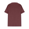 thumbnail image 4 of Posijego Womens Plus Size Tops V Neck Short Sleeve T-Shirts Loose Plain Basic Tee Tshirts for Women, 4 of 5