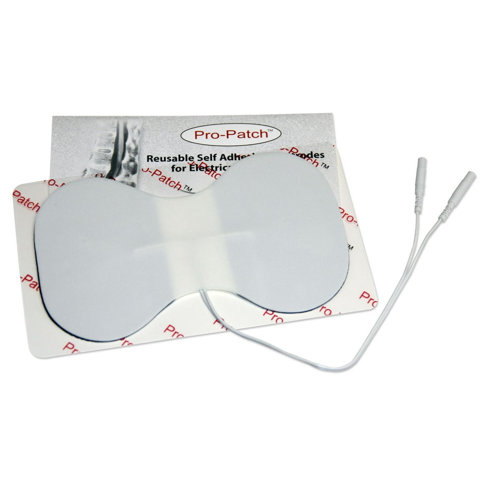 Large 4.0"x 6.0" Butterfly Shaped Electrodes (Pack of 3 individual