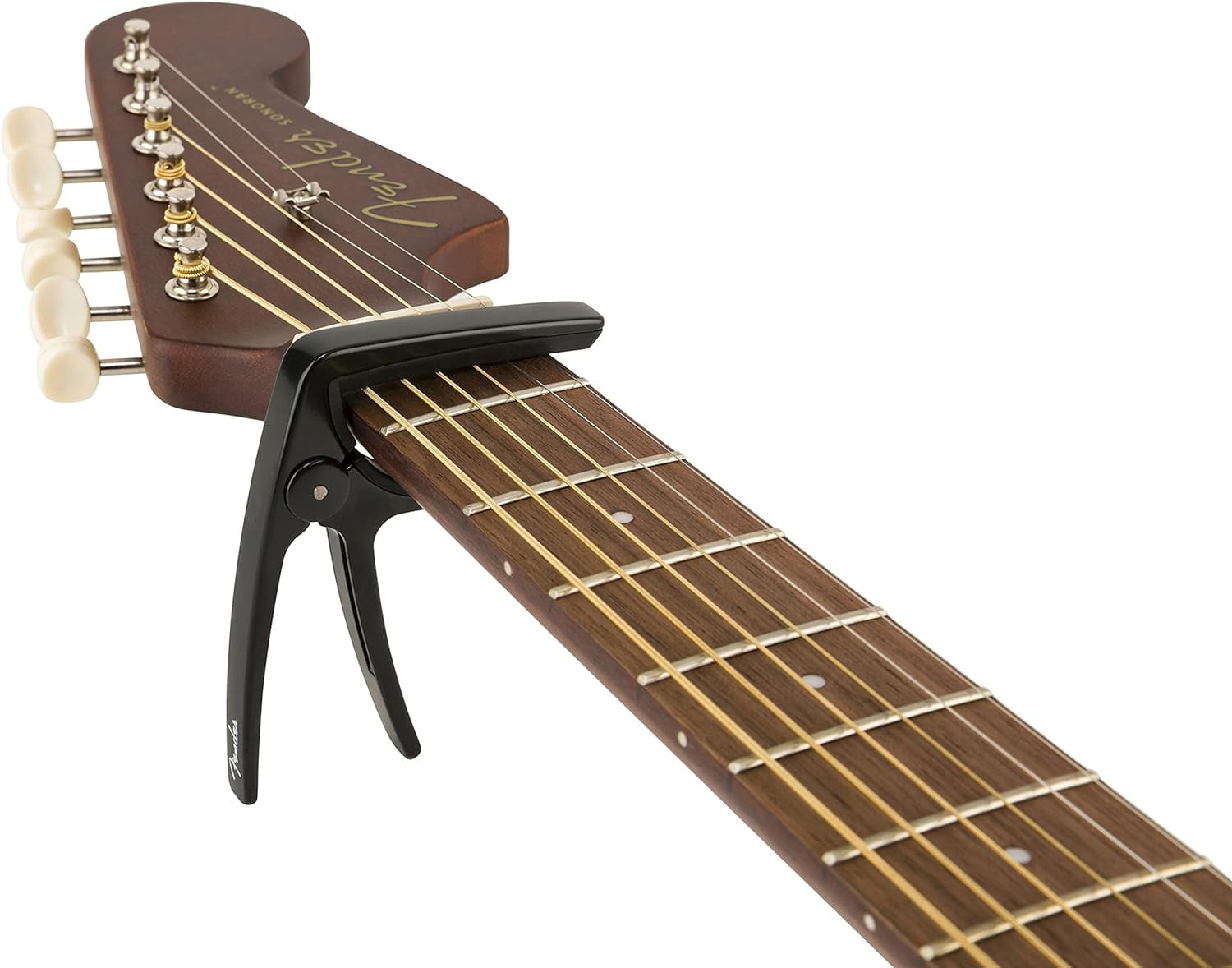 Fender Laurel Clip on Aluminum Capo for Acoustic Guitar - Model #0990413002