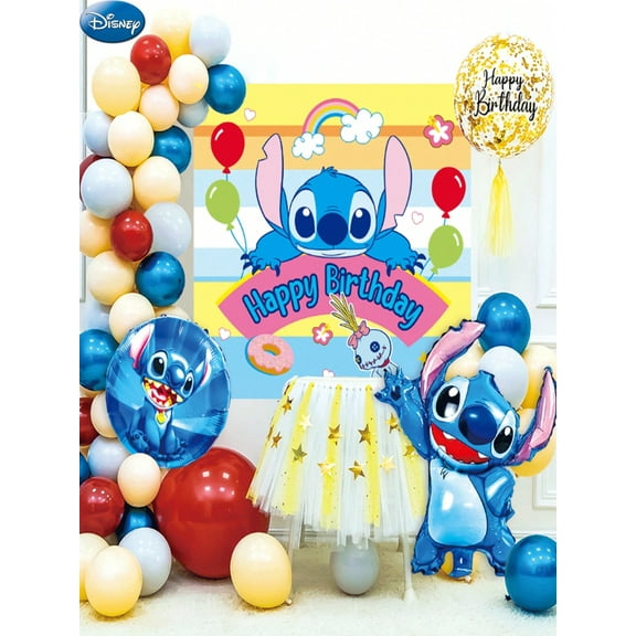 Stitch Balloons Arch Kit Cartoon Garland Decorations