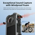 thumbnail image 5 of GAEKOL Camera Metal Frame Cage for Insta360 X4 Air, Aluminum Alloy Protective Case with Silicone Lens Cover, Frame with 2 Cold Shoe Mounts, Built-in 1/4" Screw Hole, 5 of 11
