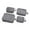 Gray, variant on Yonrjhukm Travel Storage Bag Set, 4pc Luggage Organizer for Clothing, Toiletries, Cosmetics, and Electronic Accessories, Portable Handheld Carrying Bag for Home and Travel