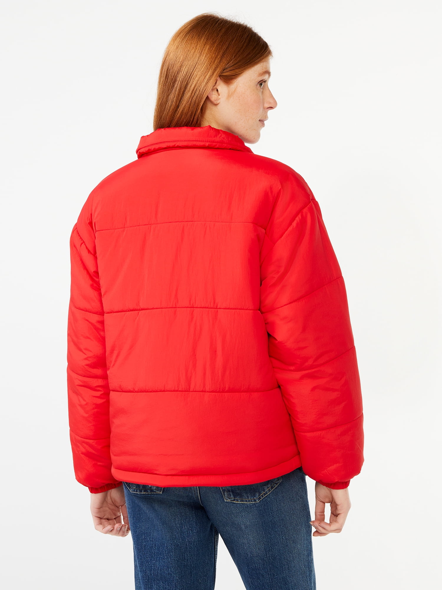 Free Assembly Women's Oversized Puffer Jacket