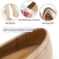 thumbnail image 4 of Ecetana Women's Suede Loafers Slip-On Flat Shoes Round Toe Casual Shoes for Daily Office Walking, 4 of 6