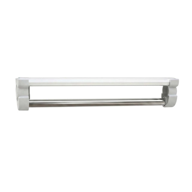 uhnmki Sliding Rack Heavy Duty Pull Out Garment Organizer For Closet Storage Space Saving Hanger Rail System