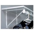 thumbnail image 1 of 10.75" White Shelf & Rod Bracket, Knape & Vogt, RP-0045-WT, 1 of 3