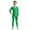 Green, variant on Girls Gymnastics Leotard Ballet Dance One Piece Jumpsuit Full Length Bodysuit Long Sleeve Zentai Suit Black 3-4