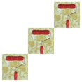thumbnail image 3 of Sonducket 6.85 Inch Wall Empaistic Flower Pattern with Handle Plastic Roller Painting Type1 NO1, 3 of 5