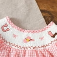 thumbnail image 4 of Gubotare Robe pour Bébé Fille Robe Fille Décontractée Col Rond Ligne A Manches à Volants Longueur Genou Robes 12 18 Mois (Rose,12-18 Months), 4 of 6