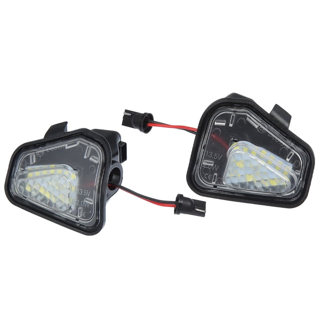 1 par de luces LED para charco de espejo lateral, luz blanca izquierda y derecha para Volkswagen CC 2011-2019 para Volkswagen EOS 2009-2015