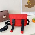thumbnail image 4 of Bolso inclinado de lona de moda callejera para niños y niñas bolso de hombro con personalidad bonita para niños MFZFUKR CPB-US-XD2228-3, 4 of 6