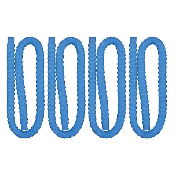 4-Piece 1.25-Inch Pool Hose 39-Inch Long Accessory Pool Pump Replacement Hose Above Ground Pool Filter Pump Using 1 1/4 Diameter Hose