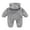 Gray, variant on Bagilaanoe Baby Girl Boys Hooded Jumpsuit Newborn Winter Fleece Long Sleeve Bodysuit 3M 6M 9M 12M Infant Zipper Footed One Piece Romper