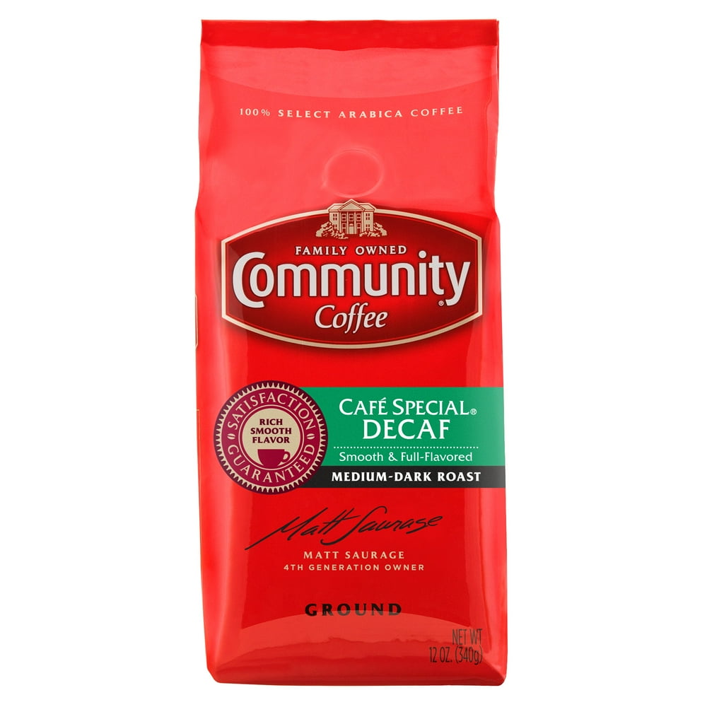Community Coffee Coffee Grnd Decaf 12Oz Pack Of 6 Walmart 