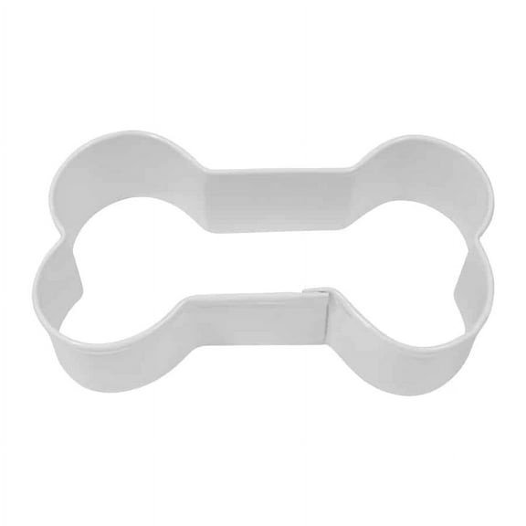 R&M International Dog Bone 3.5" Cookie Cutter White
