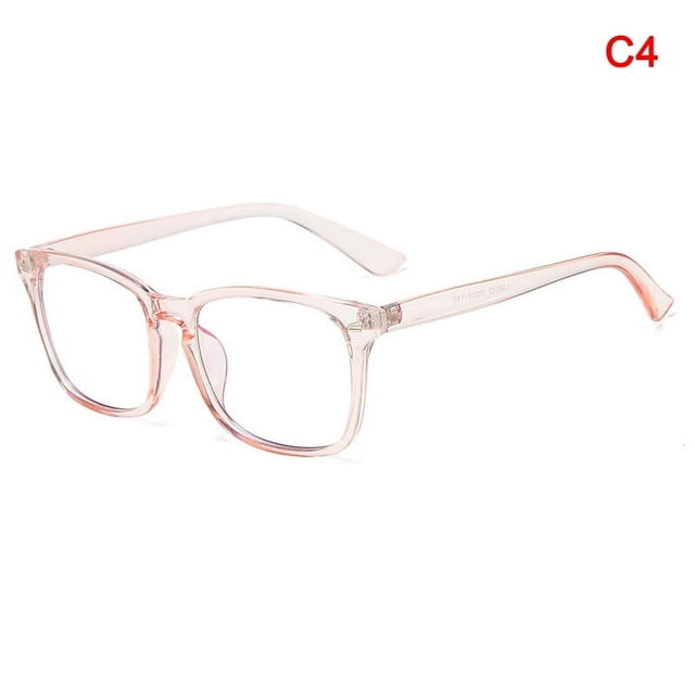 Blue Light Blocking Glasses Lightweight Eyeglasses Frame Filter Blue Ray Computer Game Glasses (Leopard Blue Film C3)