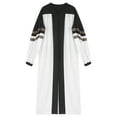 thumbnail image 5 of Hansber Women's Church Clergy Dress Loose Choir Robe Minister Maxi Dress Priest Preacher Dresses Black 3XL, 5 of 7