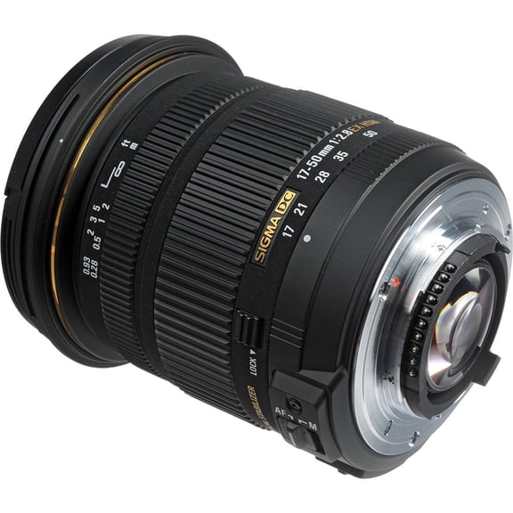 Sigma 17-50mm f/2.8 EX DC OS HSM Zoom Lens for Nikon DSLRs with APS-C Sensors   Deal Expo Bundle