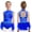 Blue, variant on Girls Jazz Latin Tutu Leotard Rhinestones Cutout Back Feather Skirt for Ballet Dance Galas Pageants Yellow 6