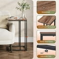 thumbnail image 5 of Side Table, C Shaped End Table for Couch, Sofa and Bed, Large Desktop C Table for Living Room, Bedroom, 5 of 7