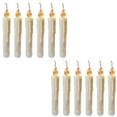 thumbnail image 1 of 12PCS Battery Operated Flameless LED Taper Candles Lights Fake Candles, 1 of 7