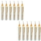 thumbnail image 1 of 12 Velas Led Cónicas Sin Llama Que Funcionan con Pilas, Velas Falsas, 1 of 3