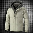 thumbnail image 2 of Dpytoraw Men's Autumn Winter Warm Cotton Padded Jacket Men's Winter Padded Jacket, 2 of 5