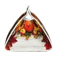 thumbnail image 3 of Lsque Thanksgiving With Autumn Printed Long Tissue Box Cover Holder, Facial Paper Organizer Dispenser,Triangle with Bottom Belt, PVC Leather Decorative Organizer, 3 of 9
