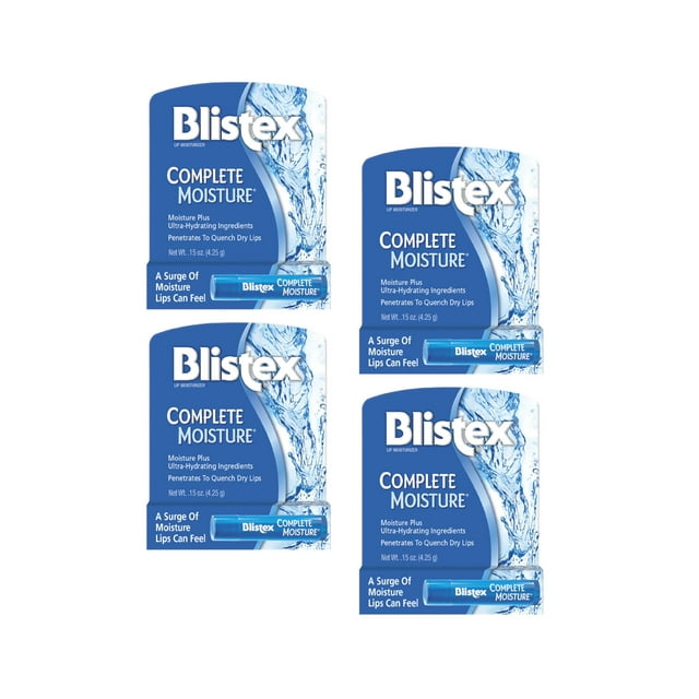 Bálsamo Labial Blistex Hidratación Completa Paquete de 4
