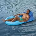 thumbnail image 2 of (2 pack) Ozark Trail Inflatable Mesh Relax Lounge, Blue & White, 2 of 7