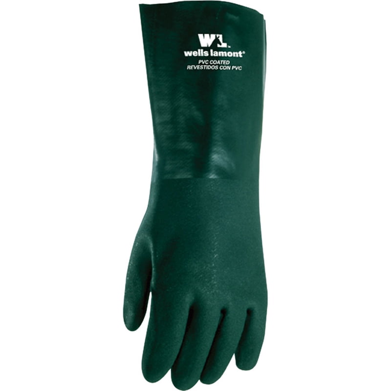 Black One Size Neoprene Coated Wells Lamont Work Gloves 192 