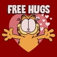 thumbnail image 2 of Womens Garfield Free Hugs and Hearts T Shirt, 2 of 5