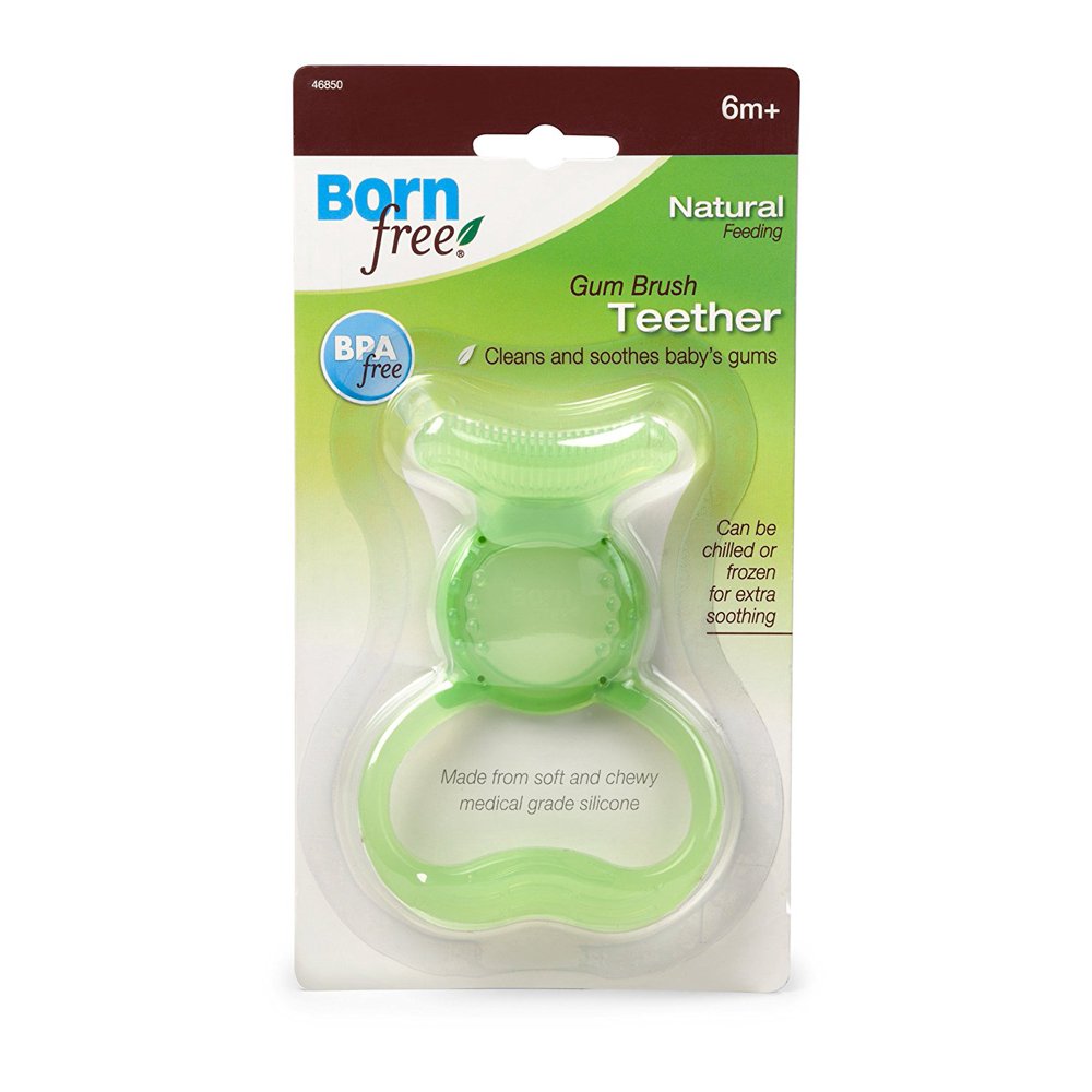 Born Free Silicone Gum Brush Teether (Discontinued by Manufacturer