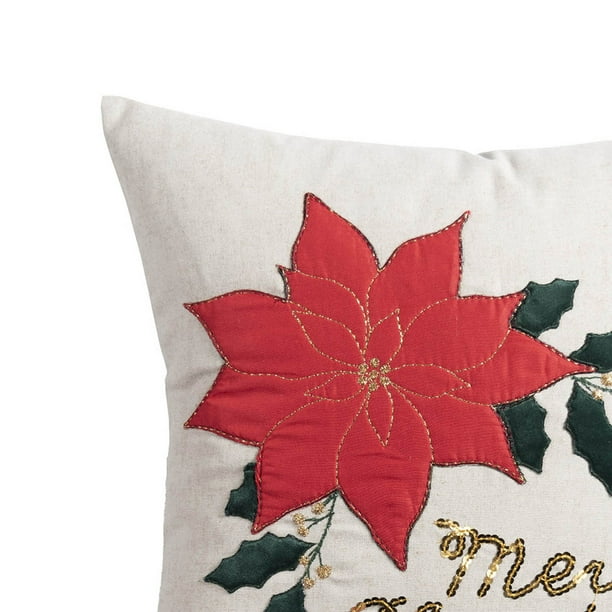 FUNDA DE COJIN FLOR DE NAVIDAD VIANNEY Flor de Navidad Funda Cojin