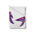 thumbnail image 2 of Crabs Soft Flannel Fleece Throw Blanket, Children Kids Theme Illustration of Funny Crabs Pattern Cartoon Style Print, Cozy Plush for Indoor and Outdoor Use, 50" x 60", Purple Fern Green, by Ambesonne, 2 of 5