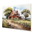 thumbnail image 2 of Designart "Farmstead horizon II" Landscapes Metal Wall Decor, 2 of 5