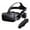 VR glasses all-in-one machine (with Y1 black remote control), variant on VR Headset VR Glasses Virtual Reality Glasses For 4.7- 6.7INCH Smart Phone, VR Headset for IPhone Android Games With Headset Controllers